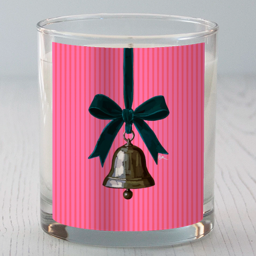 A Christmas Silver Bell - scented candle by Beverley Rae