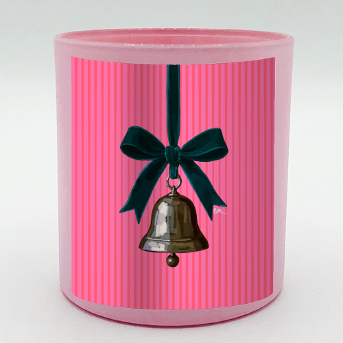 A Christmas Silver Bell - scented candle by Beverley Rae