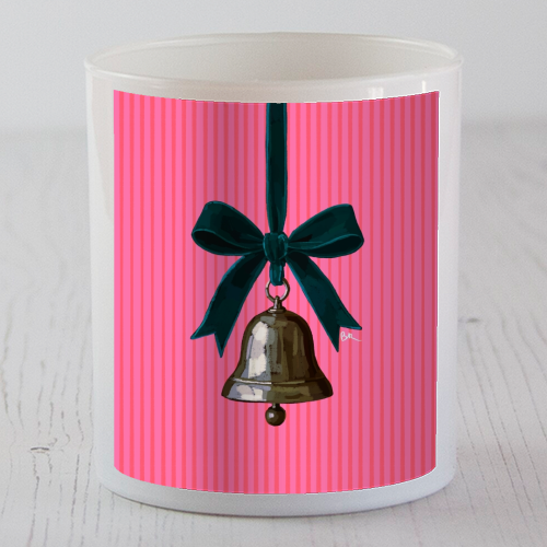 A Christmas Silver Bell - scented candle by Beverley Rae