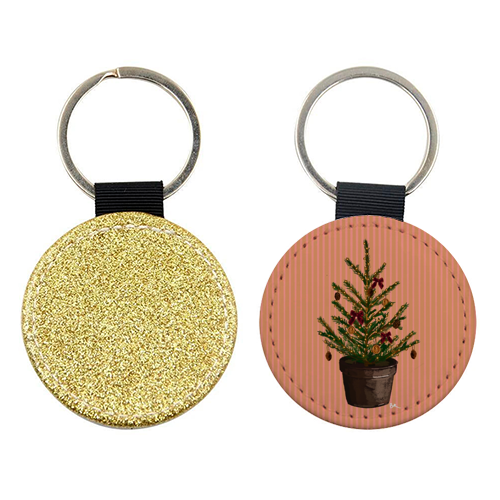A Christmas Tree - keyring by Beverley Rae