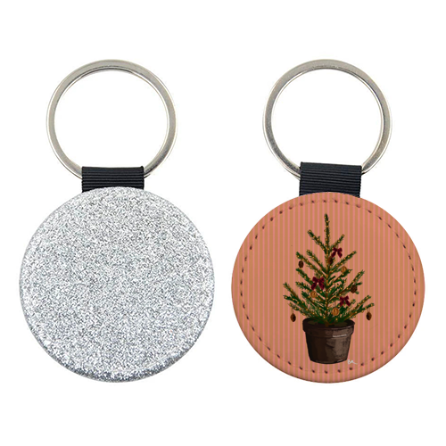 A Christmas Tree - keyring by Beverley Rae