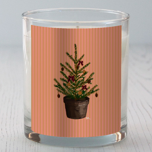 A Christmas Tree - scented candle by Beverley Rae
