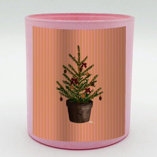 A Christmas Tree - scented candle by Beverley Rae