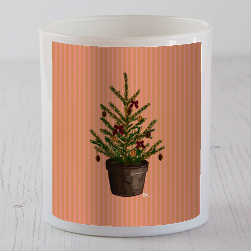 A Christmas Tree - scented candle by Beverley Rae
