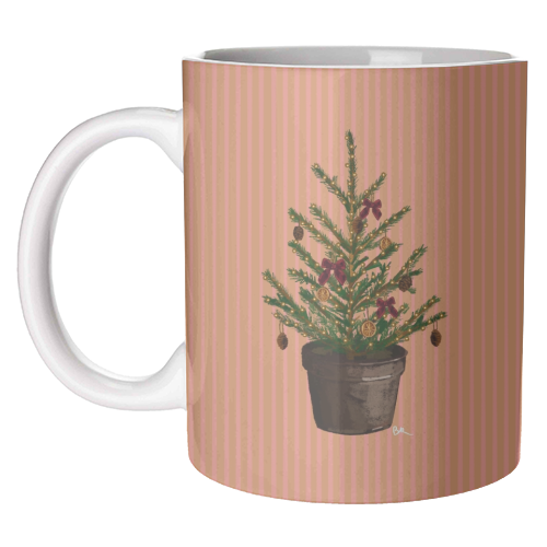 A Christmas Tree - unique mug by Beverley Rae