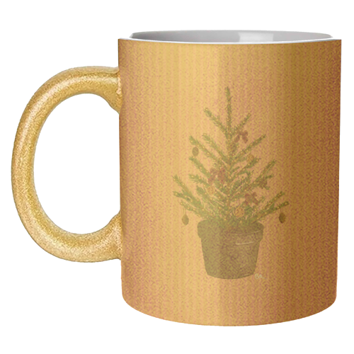 A Christmas Tree - unique mug by Beverley Rae