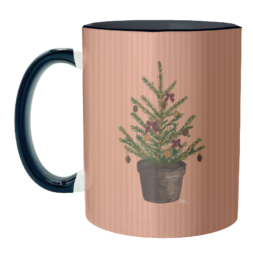 A Christmas Tree - unique mug by Beverley Rae
