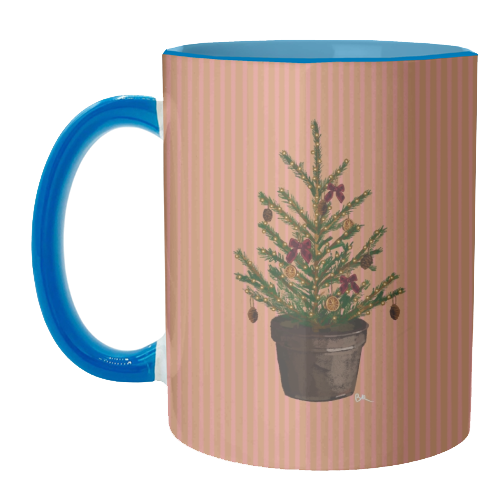 A Christmas Tree - unique mug by Beverley Rae
