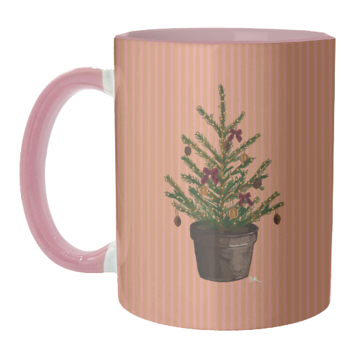 A Christmas Tree - unique mug by Beverley Rae