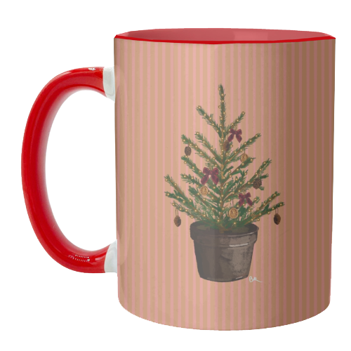 A Christmas Tree - unique mug by Beverley Rae