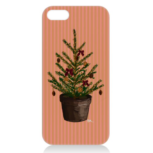 A Christmas Tree - unique phone case by Beverley Rae