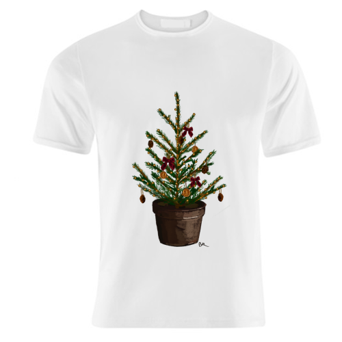 A Christmas Tree - unique t shirt by Beverley Rae