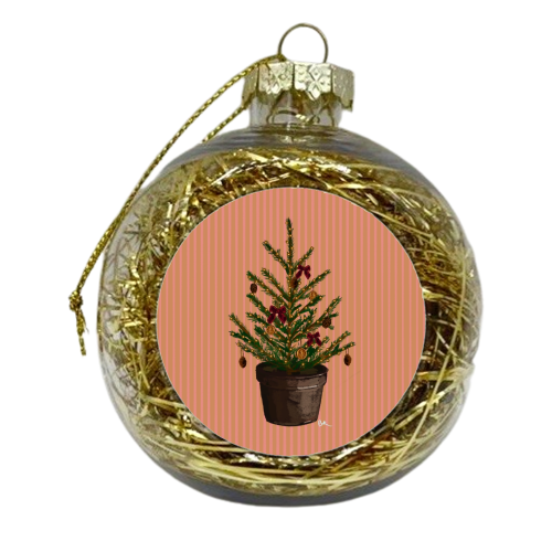 A Christmas Tree - xmas bauble by Beverley Rae