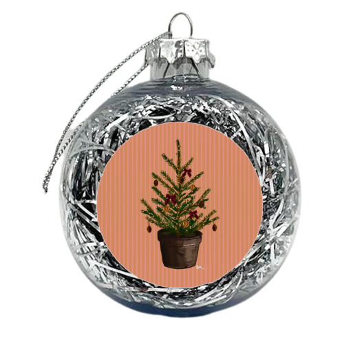A Christmas Tree - xmas bauble by Beverley Rae