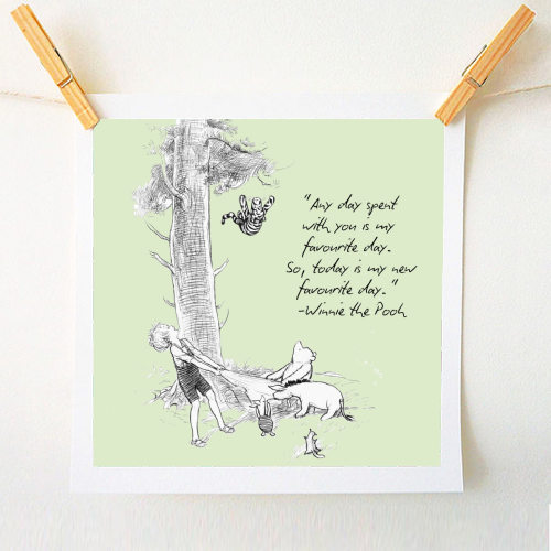 A day spent with you - A1 - A4 art print by Ms Doodle