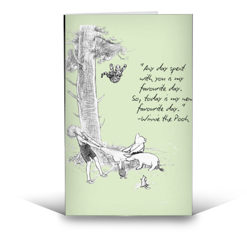 A day spent with you - funny greeting card by Ms Doodle