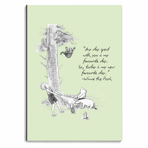 A day spent with you - personalised A4, A5, A6 notebook by Ms Doodle