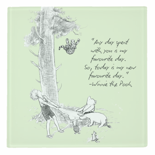 A day spent with you - personalised beer coaster by Ms Doodle