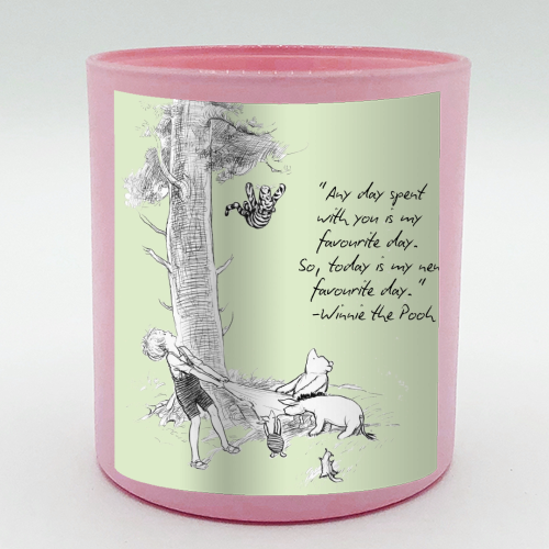 A day spent with you - scented candle by Ms Doodle