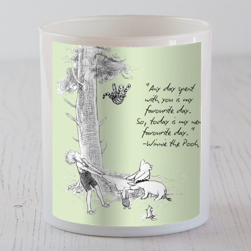 A day spent with you - scented candle by Ms Doodle