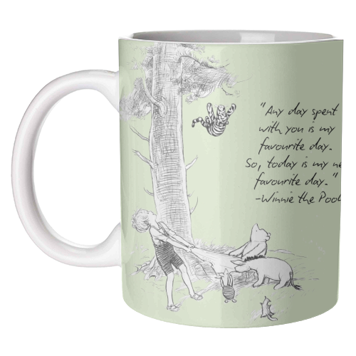 A day spent with you - unique mug by Ms Doodle