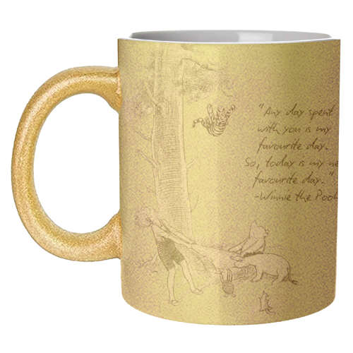 A day spent with you - unique mug by Ms Doodle