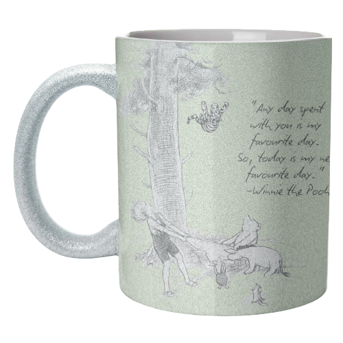 A day spent with you - unique mug by Ms Doodle