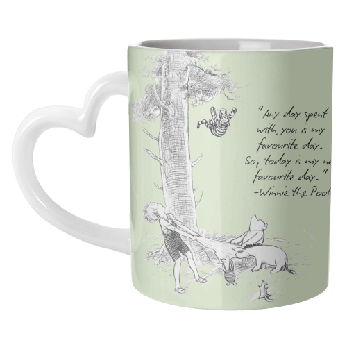 A day spent with you - unique mug by Ms Doodle