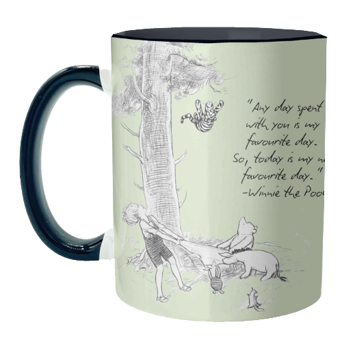 A day spent with you - unique mug by Ms Doodle