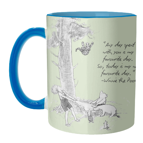A day spent with you - unique mug by Ms Doodle