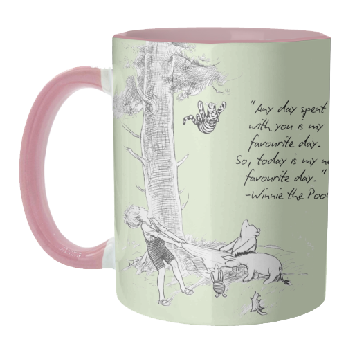 A day spent with you - unique mug by Ms Doodle