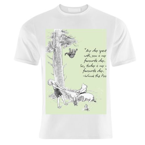 A day spent with you - unique t shirt by Ms Doodle