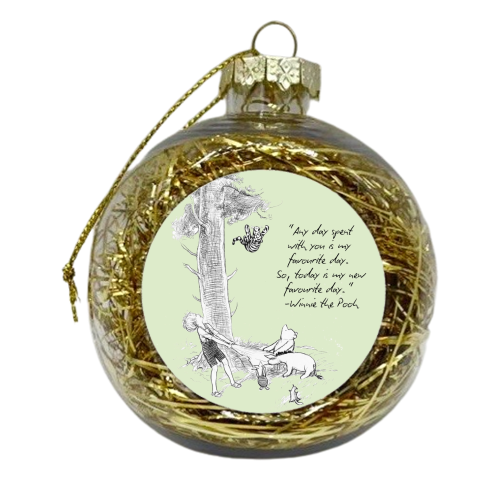 A day spent with you - xmas bauble by Ms Doodle