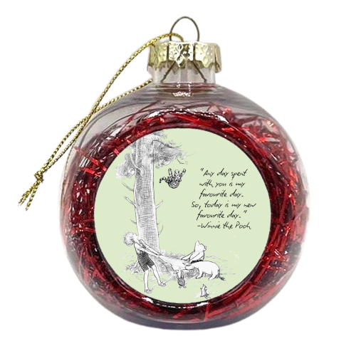 A day spent with you - xmas bauble by Ms Doodle