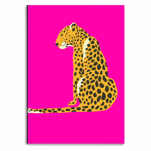 A Leopard Sits - personalised A4, A5, A6 notebook by Wallace Elizabeth