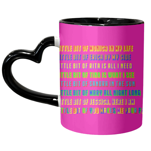 A Little Bit Of You - unique mug by Wallace Elizabeth