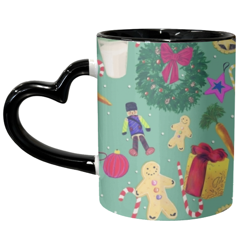 A Merry Christmas - unique mug by minniemorris art