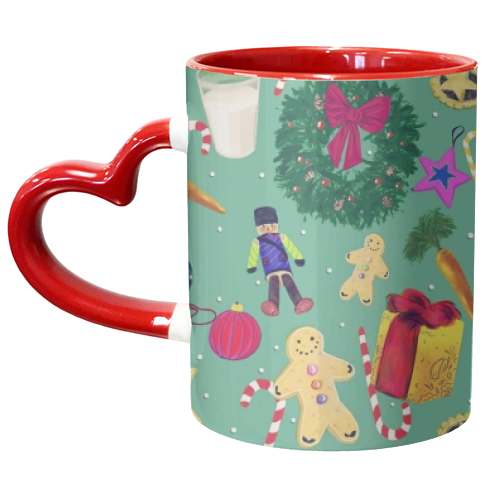 A Merry Christmas - unique mug by minniemorris art