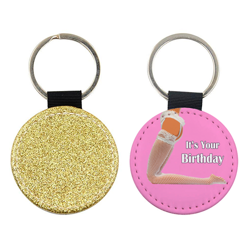 A Sexy Stockings Birthday - keyring by David Bond