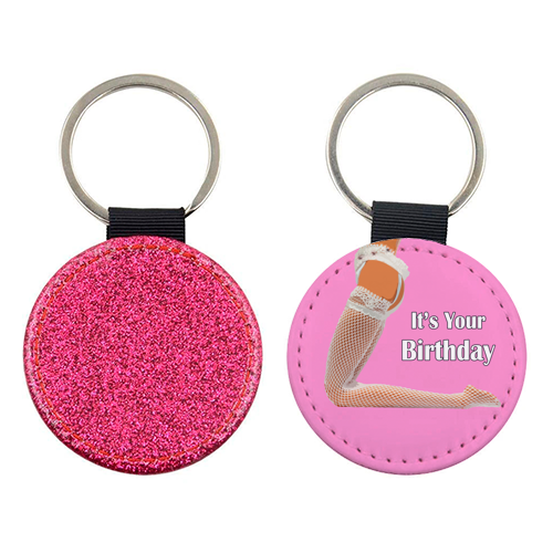 A Sexy Stockings Birthday - keyring by David Bond