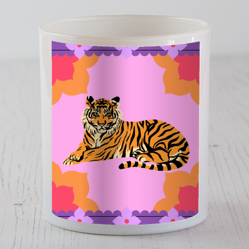 A Tiger Sits - scented candle by Lilly Rose