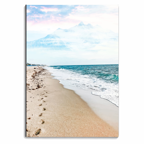 A Walk On The Beach - personalised A4, A5, A6 notebook by Uma Prabhakar Gokhale