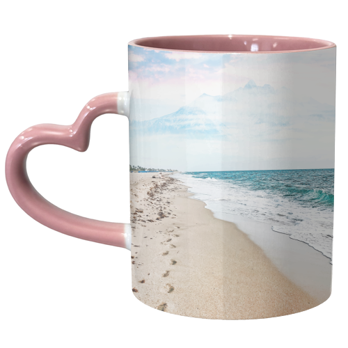 A Walk On The Beach - unique mug by Uma Prabhakar Gokhale