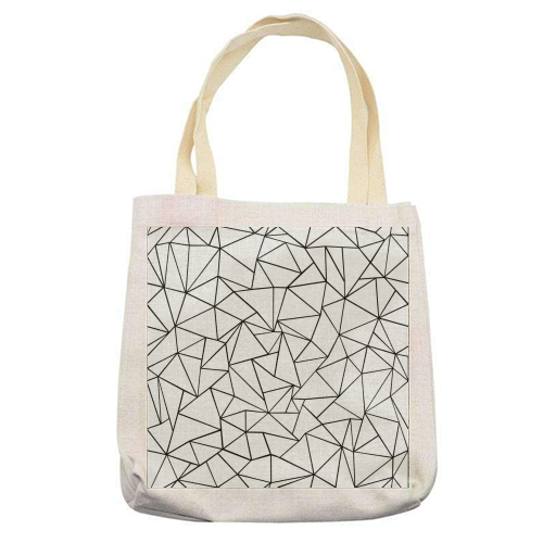 Ab Outline - printed tote bag by Emeline Tate