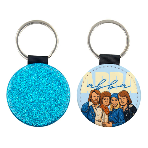 ABBA - keyring by Ms Doodle