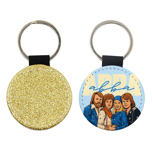 ABBA - keyring by Ms Doodle