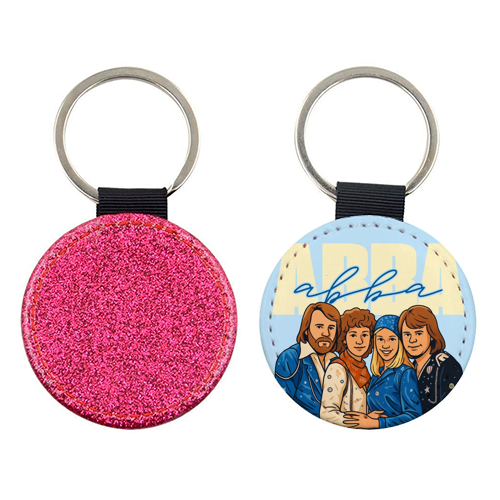 ABBA - keyring by Ms Doodle