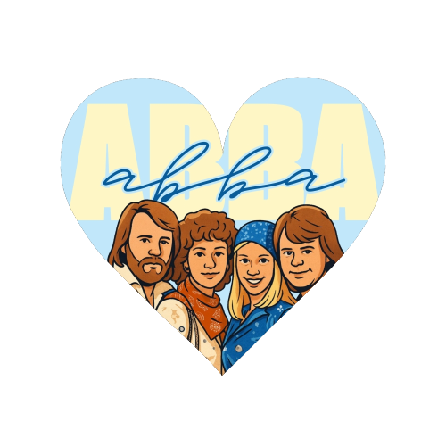 ABBA - Magnet by Ms Doodle
