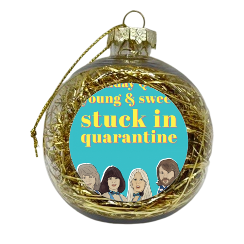 Abba Quarantine Queen - xmas bauble by Bonne Nouvelle