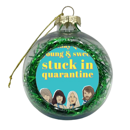 Abba Quarantine Queen - xmas bauble by Bonne Nouvelle